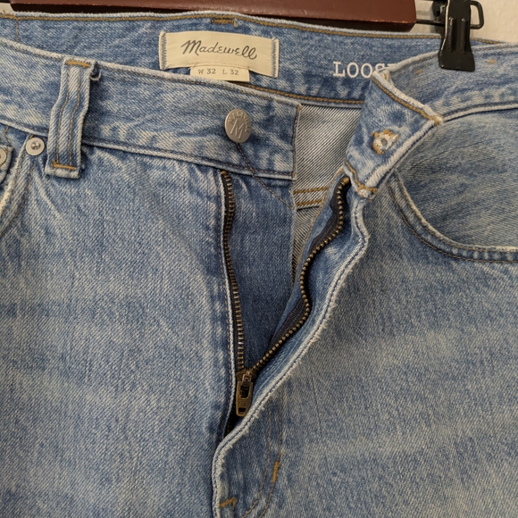 Madewell Loose Straight Vintage Wash Jeans - Picture 4 of 8